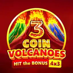3 Coin Volcanoes logo by Booongo at 3 Reyes