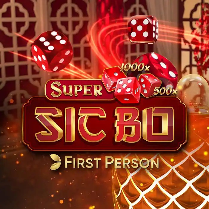 Super Sic Bo slot logo by Evolution at 3 Reyes
