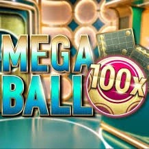 Live Dealer logo of Mega Ball 100x from Evolution at 3 Reyes