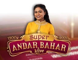 Super Andar Bahar slot logo by Evolution at 3 Reyes